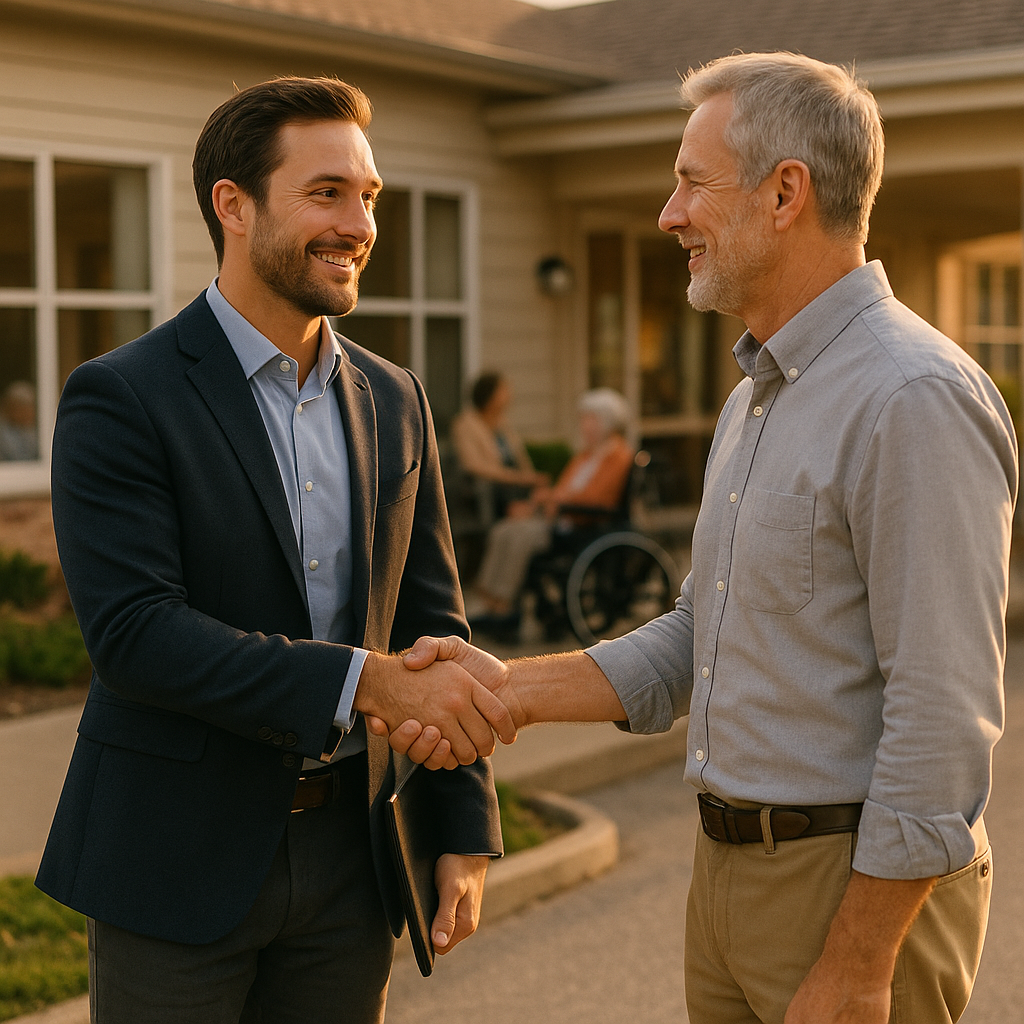 Approaching an off-market owner Reaching out directly to an off-market assisted living facility owner